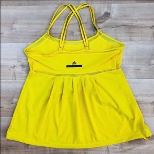 Adidas by Stella McCartney Yellow Mesh Tank Top